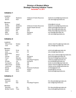 Rosters and Leadership