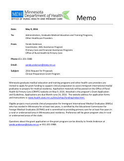 Clinical Preparation Grant Program application guidelines (PDF: 12 pages)