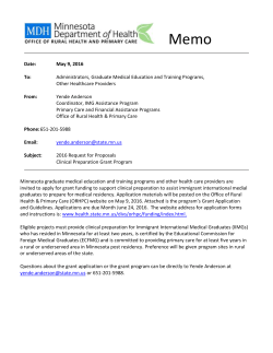 Clinical Preparation Grant Program application guidelines (WORD: 12 pages)