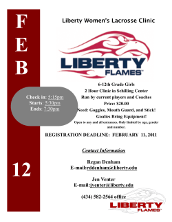 Lacrosse Skills Clinic Flyer