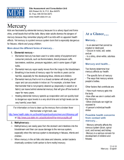 Mercury (PDF: 49KB/2 pages)