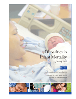 Disparities in Infant Mortality (PDF 4274 KB/66 pages)