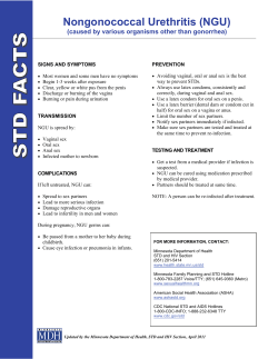 STD Facts: NGU (English) (PDF)
