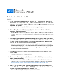 Positive Alternative RFP Questions - Week 2 (PDF)