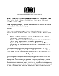 Operating Separate Entity Under One License (PDF)