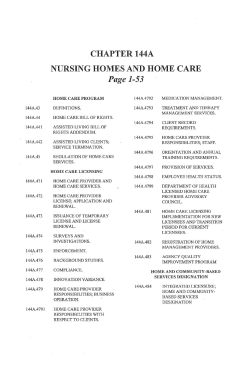 Current home care laws (PDF)