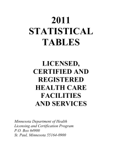 2011 Statistical Tables (PDF)