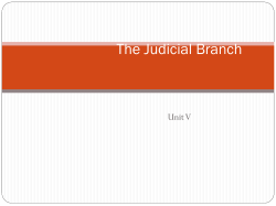 Judicial Branch