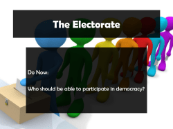 The Electorate