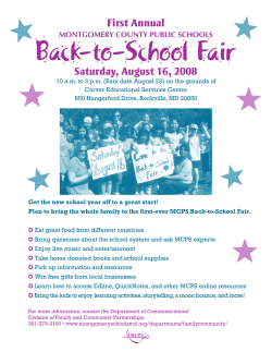 Back to School Fair flyer (in English and Spanish)