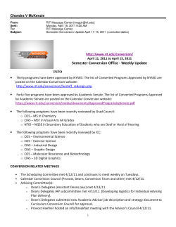 Update 04/11/11 &ndash; 04/15/11