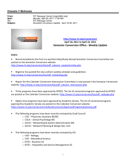 Update 04/18/11 – 04/22/11