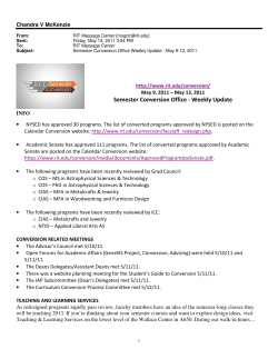 Update 05/09/11 &ndash; 05/13/11