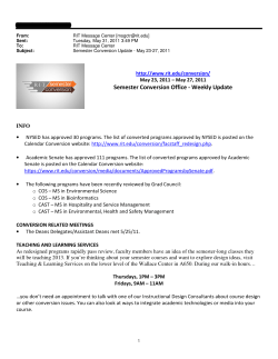 Update 05/23/11 &ndash; 05/27/11