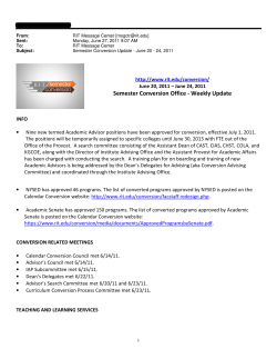 Update 06/20/11 &ndash; 06/24/11