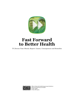 Fast Forward to Better Health