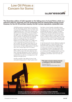 Download Business Cafe: Low Oil Prices a Concern for Some