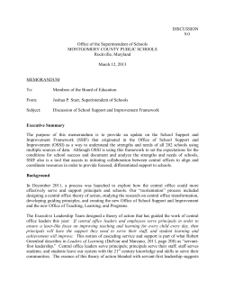 Read the Board memo