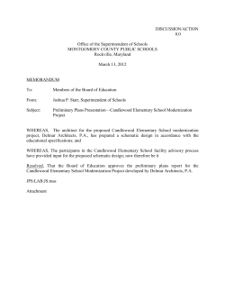 Approved preliminary plans