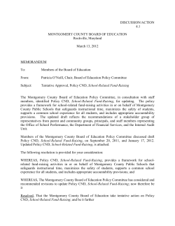 Tentatively approved Policy CND, School-Related Fund-Raising