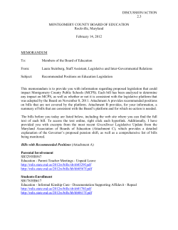 Board legislation position