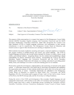 See the Board memo and summary of feedback
