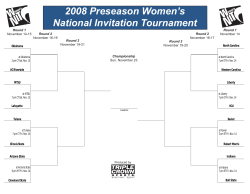 Full Preseason WNIT Bracket