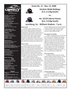 Gardner-Webb Game Notes