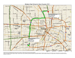 Bellaire High School to Sam Houston HS 1