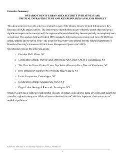 Download Summary (UASI Ontario)