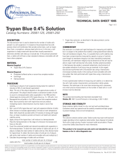 Data Sheet TDS 1005 Trypan Blue (PDF)