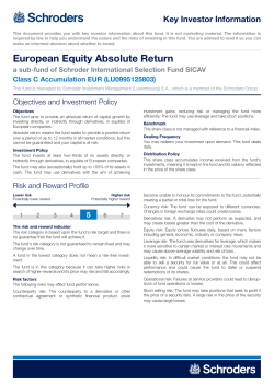 Key Investor Information Document