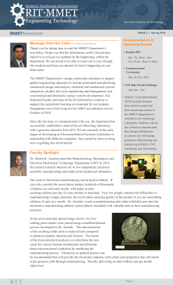 MMET newsletter 2016