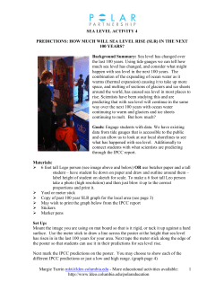 Predicting Future Sea Level