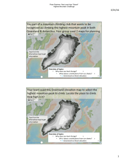 Highest Mountain Puzzle