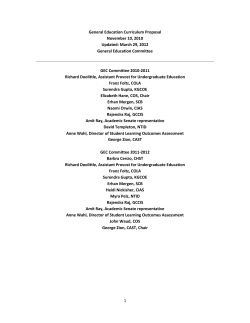 General Education Framework
