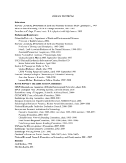 Curriculum Vitae with Publications