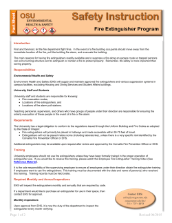 Fire Extinguisher Program