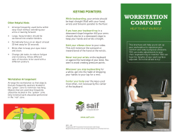 SAIF Workstation Comfort