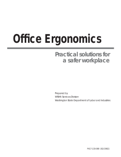 Office Ergonomics: Practical solutions for a safer workplace