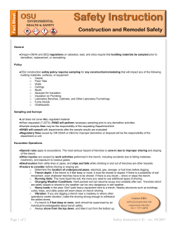 Construction and remodel safety