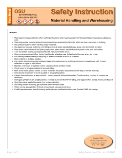 Material handling