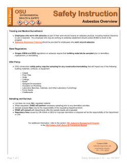 Asbestos management