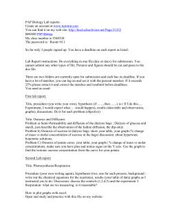 Lab Report Instructions for turnitin.com