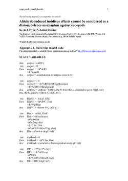 Description of POWERSIM model code