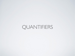 Lectures on Quantifiers