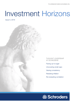 Investment Horizons: Issue 5