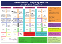 CSEC Semester Course Flowchart