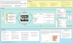 Instructor's Individualized Reports (IIR) from the DLESE Community Review System (CRS)
