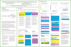 Earth System Science Education as a System: Who is Responsible for Closing the Loop?